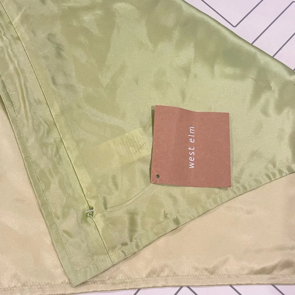 NWT West Elm Silk Square Pillow Case